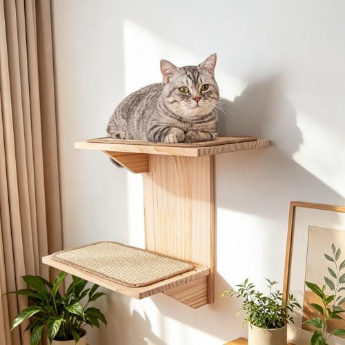 Cat Wall Shelves, Branch Style 2 Platform Cats Walls Furniture. - Image 6