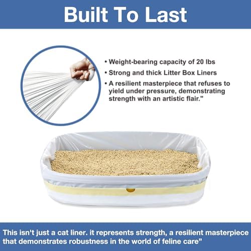 Simply Seniors Cat Litter Box Liners 30 Extra Large Scratch-Resistant Bags - Image 3