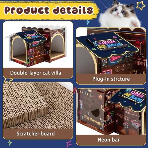 2 Story Cardboard Cat House - Image 3