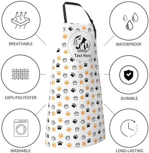 Cowcute Custom Pet Grooming Apron - Image 3