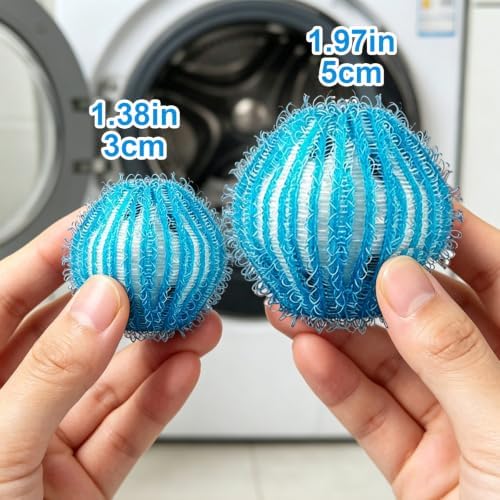 20Pcs Pet Hair Remover for Laundry, 1.4 inch Mini Ball Lint Traps - Image 4