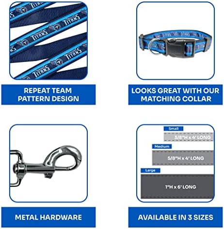 NFL PET Tennessee Titans Dog Leash, Medium Football Team Leash - Image 4