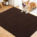 OLANLY Dog Door Mat for Muddy Paws 40x32, Super Absorbent Chenille Mud Mat by OLANLY