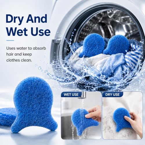Pet Hair Remover for Laundry, Reusable 6 Pack Dog & Cat Hair Remover - Image 4