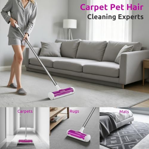 ACE2ACE A3 Pro Carpet Roller for Pet Hair, Carpet Pet Hair Removal Tool - Image 5