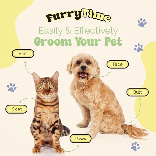 FURRYTIME Pet Cleaning Glove Wipes - Image 4