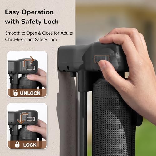 GRENFU 200" Extra Wide Retractable Baby Gates - Image 5