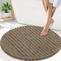 Smiry Bathroom Rugs Round 30X30, Extra Soft Rubber Backing Bath Mats by Smiry