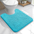OLANLY Toilet Rugs U-Shaped 20x20, Soft Absorbent Chenille Contour Rugs by OLANLY