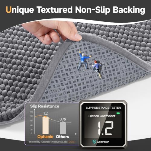 Ophanie Dark Grey Door Mat Runner 60x24, Muddy Mats - Image 3