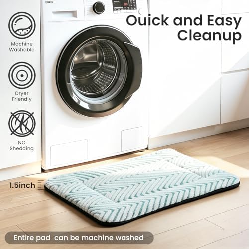 Mora Pets Cat Beds for Indoor Cats Washable Cat Mat Bed Flat Dog Crate Pad - Image 4