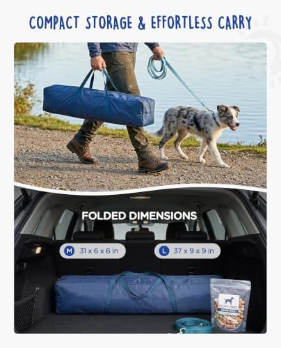 CANINE CANYON 30 Inch Collapsible Soft Dog Crate, Portable Travel Kennel - Image 5