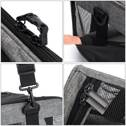 Wakytu Cat Carrier Soft for Medium or Large Cats for Car Travel Camping - Image 3