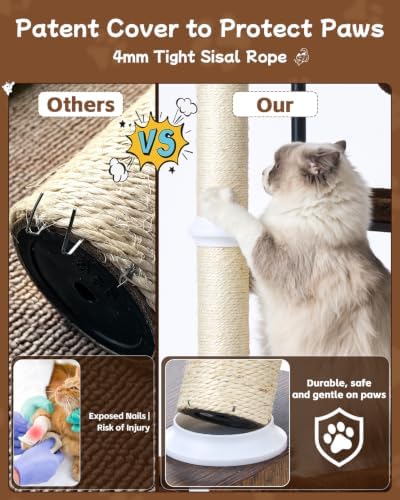 FourFurPets 74" Cat Tree, Cat Tower - Image 6
