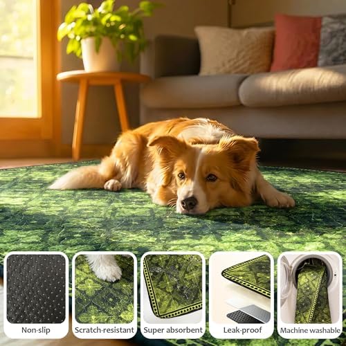 Washable Pee Pads for Dogs 72"x72" 2 Pack Reusable Puppy Potty Pad - Image 5
