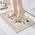 24x17 Inch Door Mat Indoor Entrance, Dog Rug Non Slip Beige by WelcometoBabovid