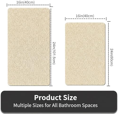 Non Slip Shower Mat, 16 x 40 Inch Anti Slip Shower Mats - Image 2