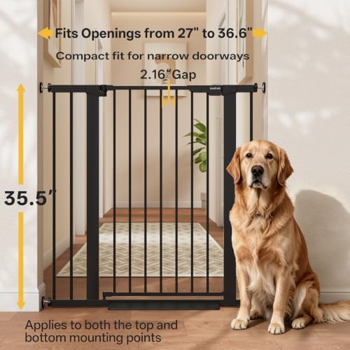 InnoTruth 27-36.6 in Wide x 35.5 in High Extra Tall Baby Gate - Image 2
