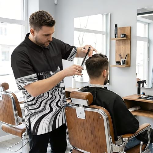Men’s Pet Barber Jacket, Professional Design Water & Hair Proof - Image 3