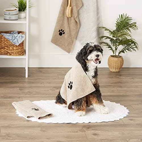 Bone Dry Pet Grooming Towel Collection Absorbent Microfiber Drying Set - Image 4