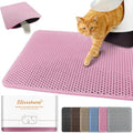 Cat Litter Mat 12"x12", Double Layer EVA litterbox Mat by BLISSSTORM