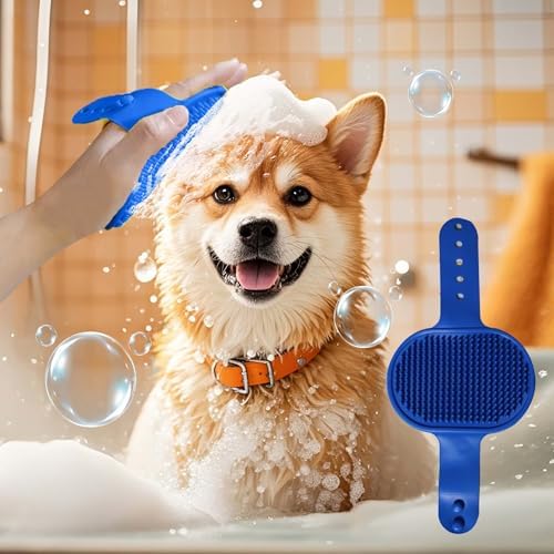 NVNAN Cat & Dog Grooming Glove and Curry Brush Set - Image 4