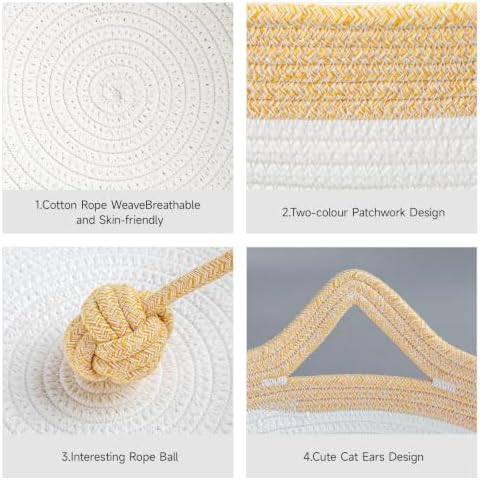 Cat Bed, Cotton Rope Instinct Basket - Image 3