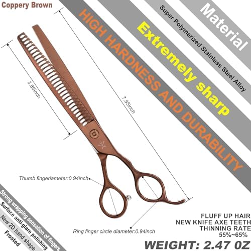 High-end Professional Dog Grooming Thinning Scissors Teeth Cutting Blending - Image 2