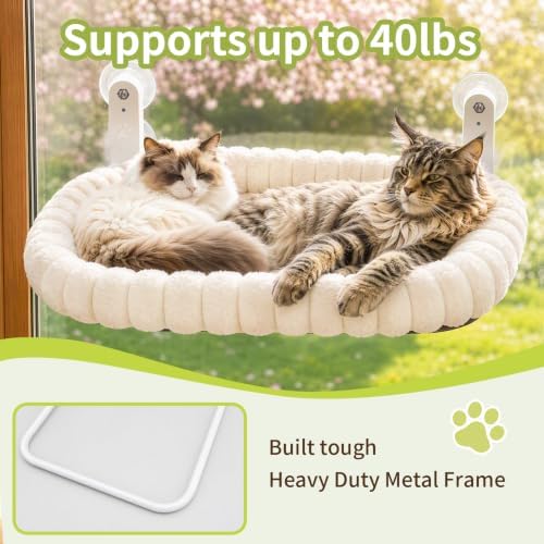 Foldable Cat Window Hammock Foldable Cordless Cushion Bed - Image 5