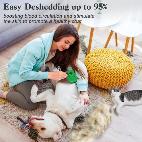 Dipoo Self Cleaning Deshedding Brush - Image 5