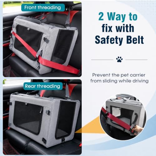 Extra Large Cat Carrier Soft Sided, Portable Small Dog Crate - Image 4