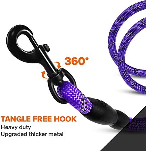 Taglory Rope Dog Leash for Small Medium Dogs, 4 FT Padded Handle - Image 6