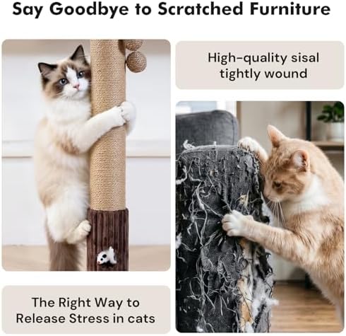 Woochpet 35"Cat Scratching Posts - Image 3