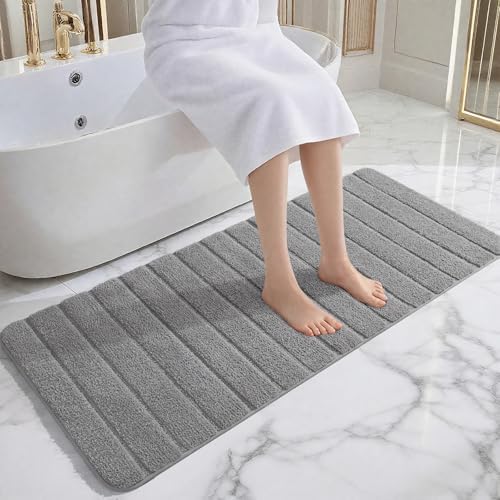 AROGAN Luxury Long Bathroom Runner Rugs 24x72 Inch Bath Rug Non Slip - Image 2
