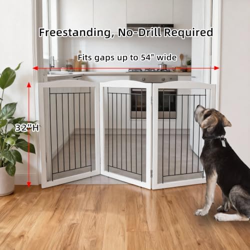ZJSF Freestanding Foldable Dog Gate - Image 2