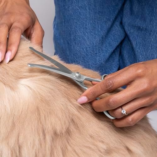Tweezerman 7" Pet Grooming Shears-Safety Round Tips - Image 6