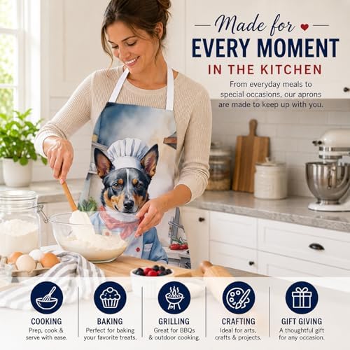 Caroline's Treasures Australian Cattle Dog The Chef Apron Cooking Kitchen - Image 6