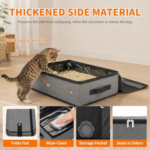 Aokeyee Portable Travel Litter Box - Image 4