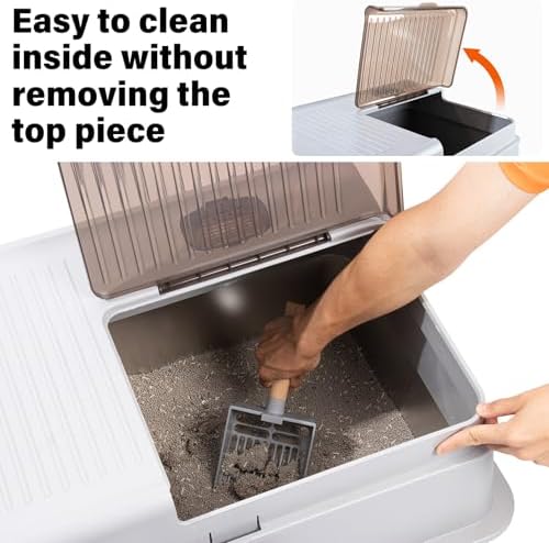 Stainless Steel Litter BoxWith Lid, XXXL Metal Litter Box - Image 3