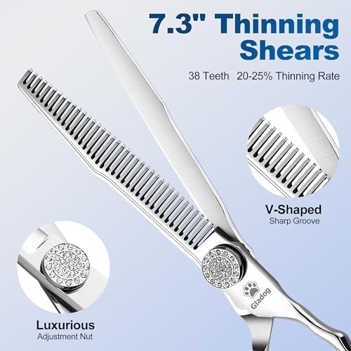 GLADOG Luxury Dog Grooming Scissors Set - Image 3