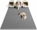 Pieviev Cat Litter Box Mat, Double-Layer Urineproof Design by Pieviev