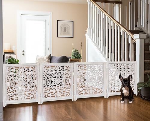 Wooden Foldable Pet Dog Gate - Image 2