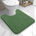 OLANLY Toilet Rugs U-Shaped 20x20, Soft Absorbent Chenille Contour Rugs by OLANLY