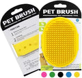Silicone Pet Grooming Brush for Dogs & Cats – Soft Bath Brush, Gentle by Unknown