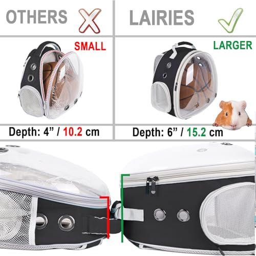 Portable Small Animal Backpack Travel Breathable Pet Carrier Bag Cages - Image 2