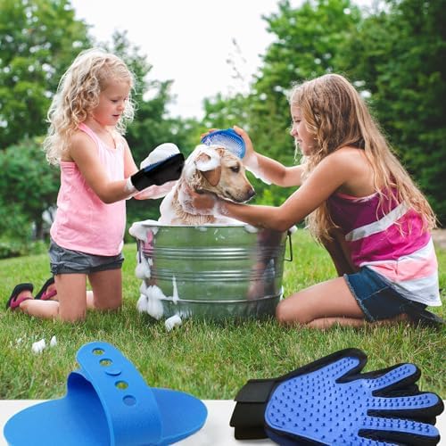 Pet Grooming Set with Dog Washing Gloves - Image 6