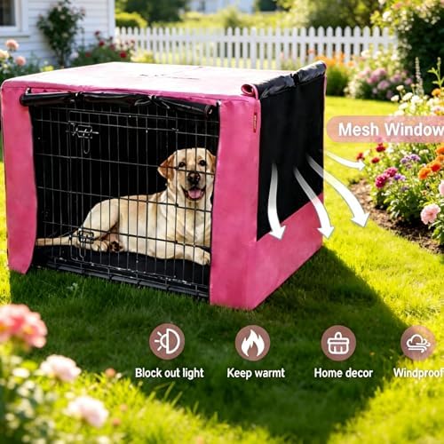 HiCaptain 30-Inch Dog Crate Cover - Image 3