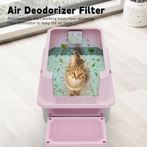 RIZZARI High-Sided Large Cat Litter Box: 2-Pack - Image 4
