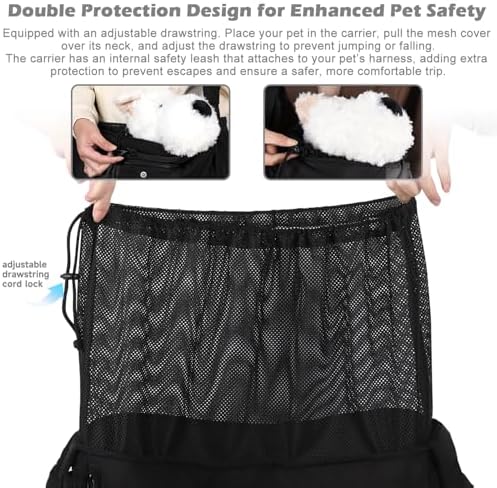 Dog Sling Carrier for Dogs & Cats, Fits 7–18lbs, Lightweight Pet Carrier Bag - Image 7
