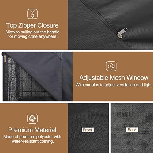 HiCaptain 42-Inch Dog Crate Cover - Image 5